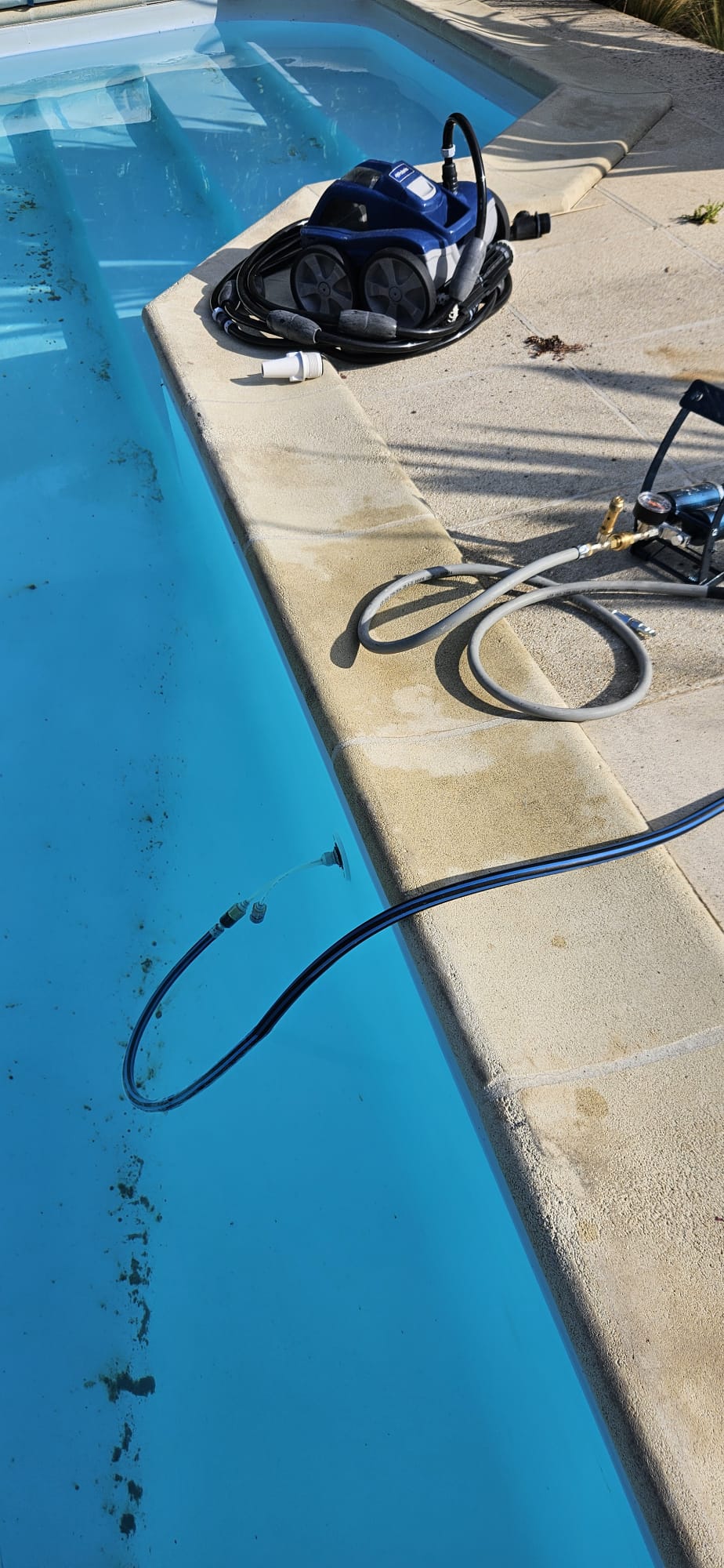 injection gaz traceur sur prise balai