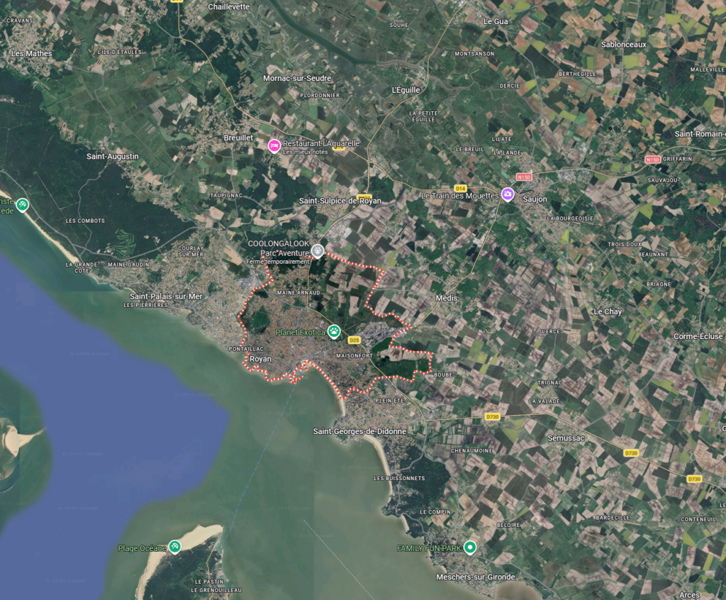 carte royan et environs pour recherche de fuites