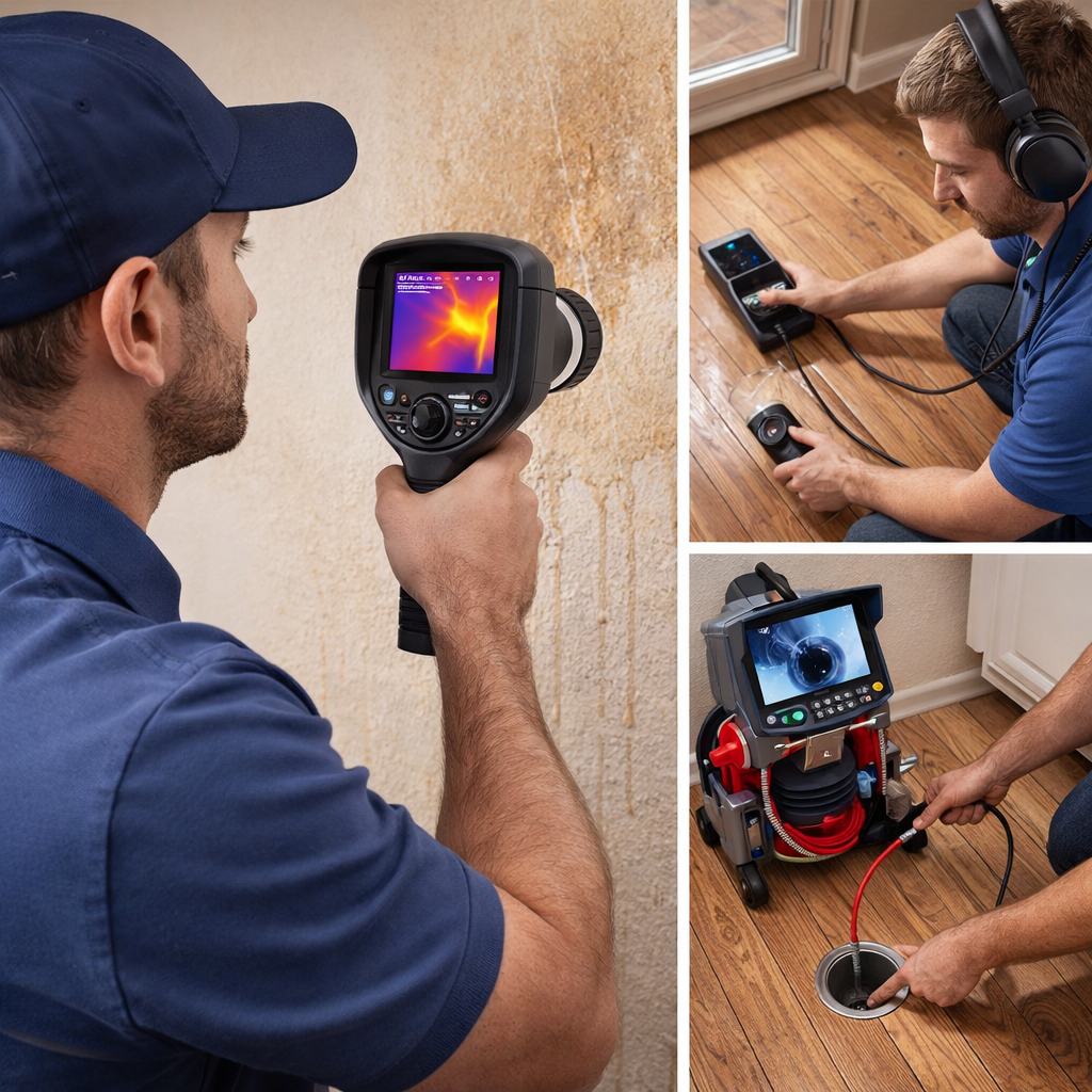 Recherche de fuite après dégâts des eaux