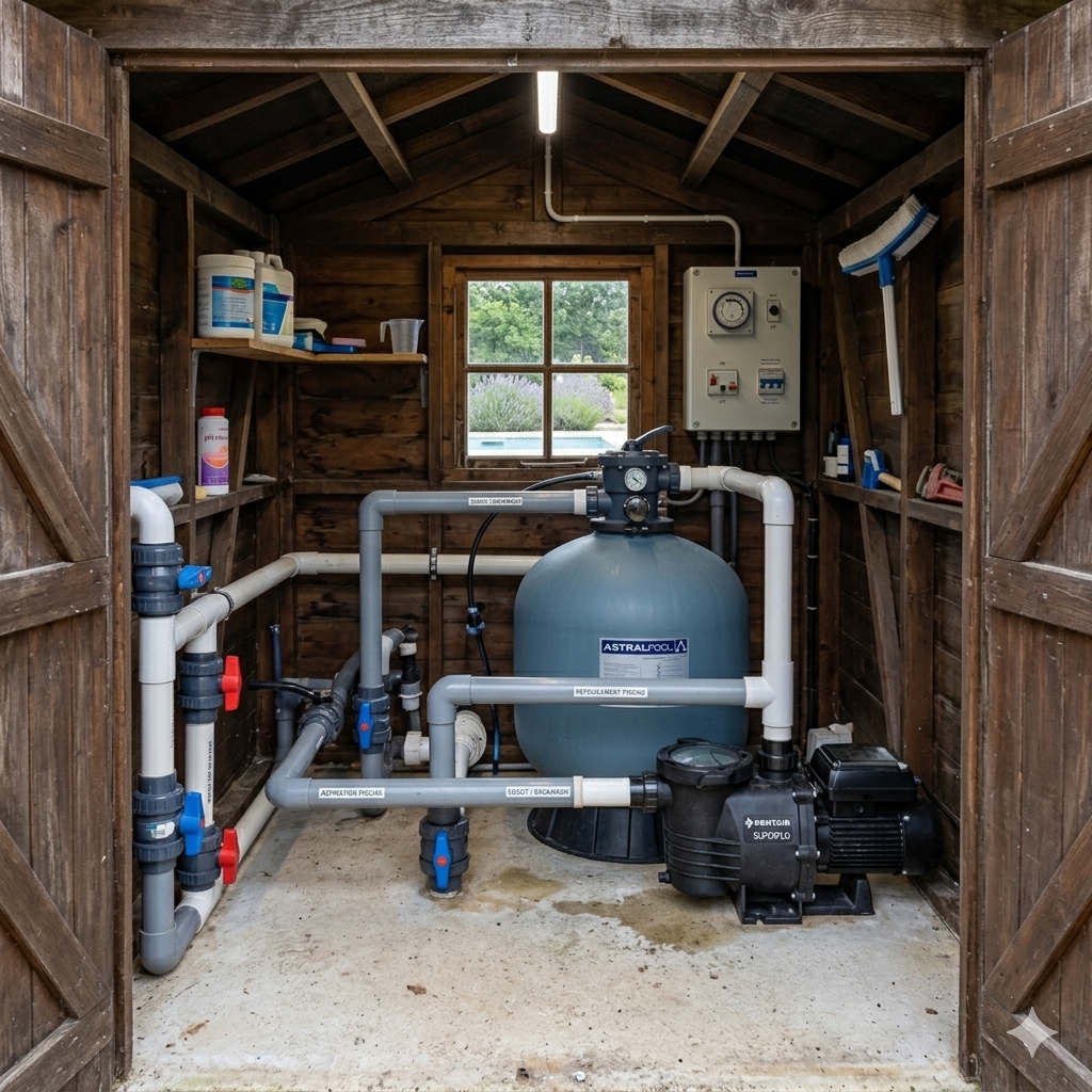 pompe et filtre piscine